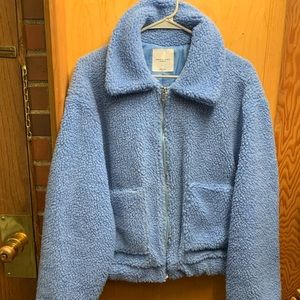 Angel kiss teddy zip up